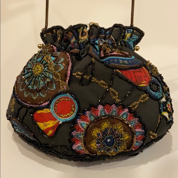 Antique/Vintage Beautiful Beaded Evening Purse - Picture 2 of 9